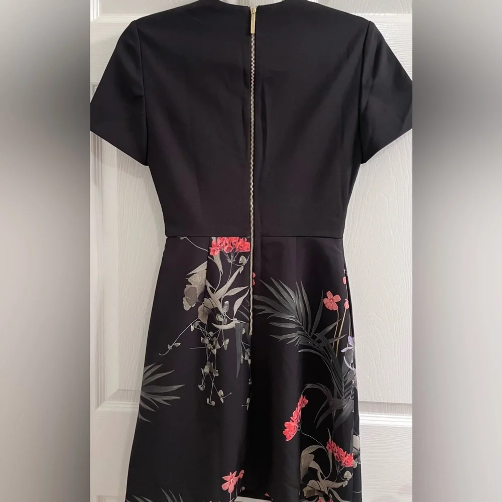 Ted Baker London Mizalia Wrap Detail Skater Dress - Picture 6 of 6